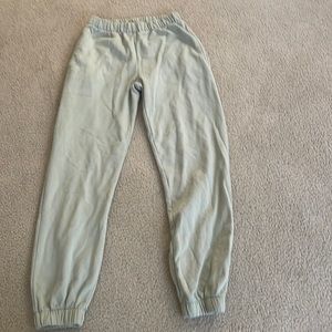 Pale Green sweatpants, Brandy Melville, one size fits all, used